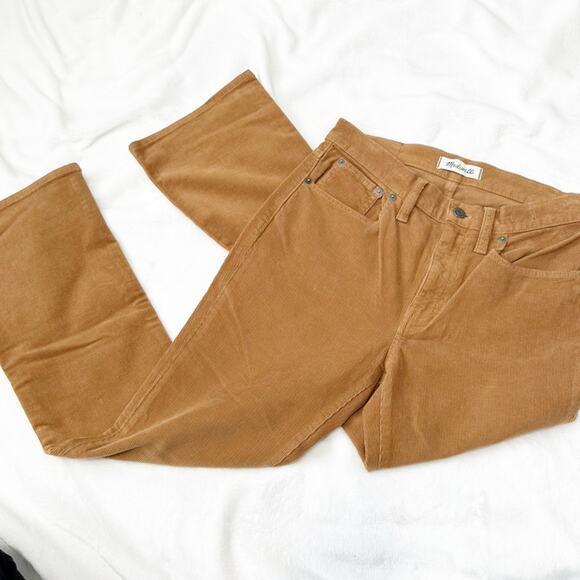 Madewell Cali Demi boot cut jeans brown corduroy denim size 27 - Picture 1 of 8